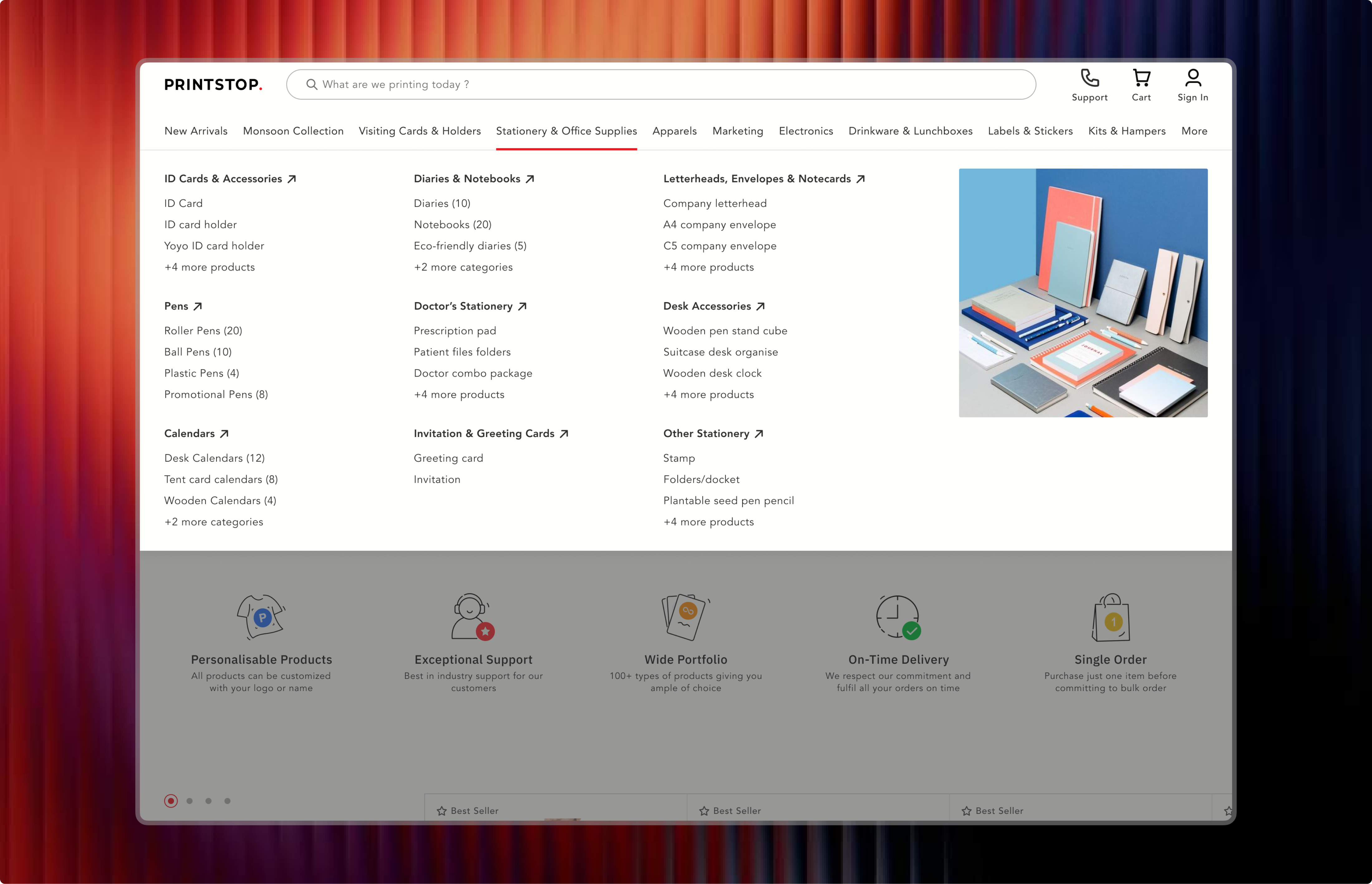 Order tracking dashboard