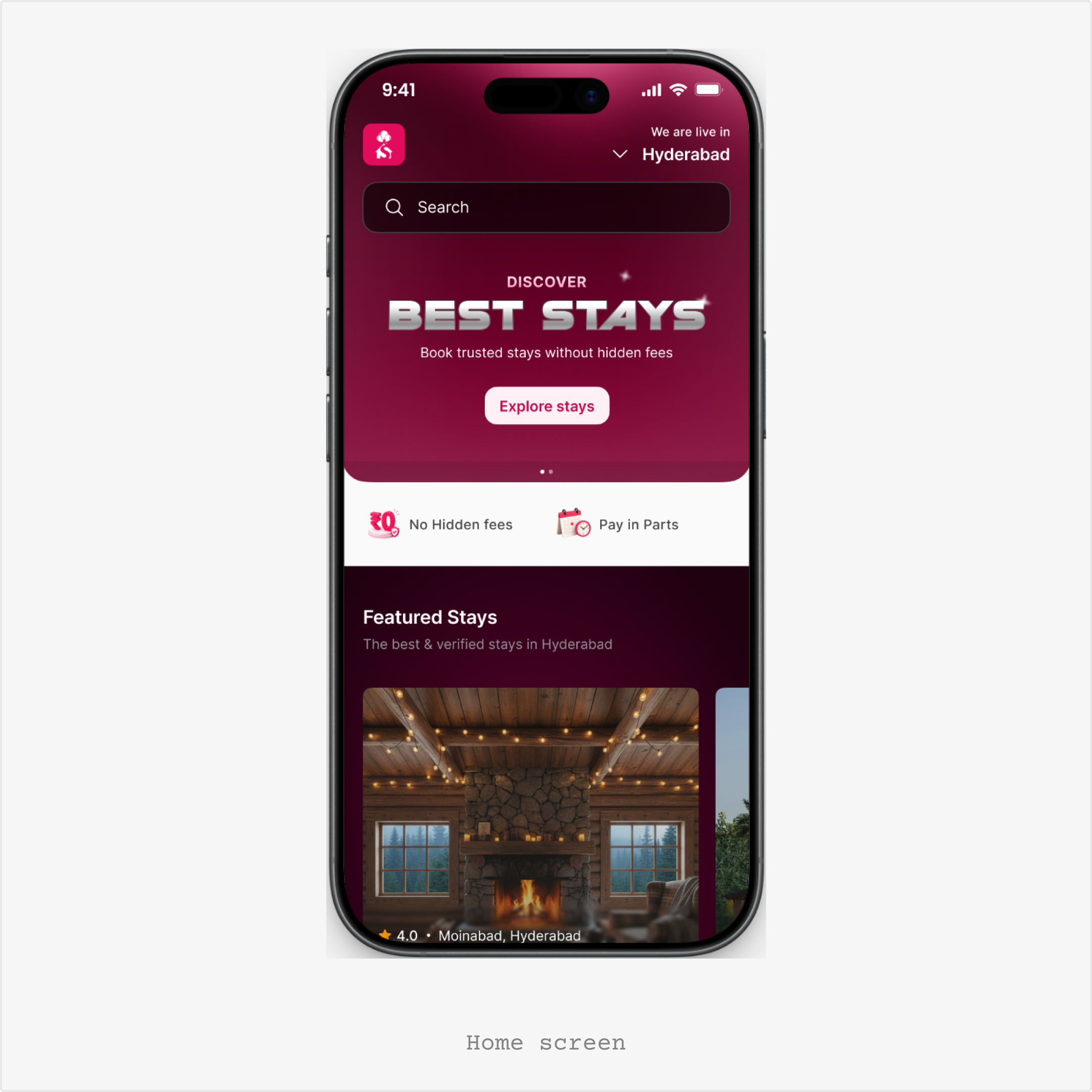 Mobile home screen