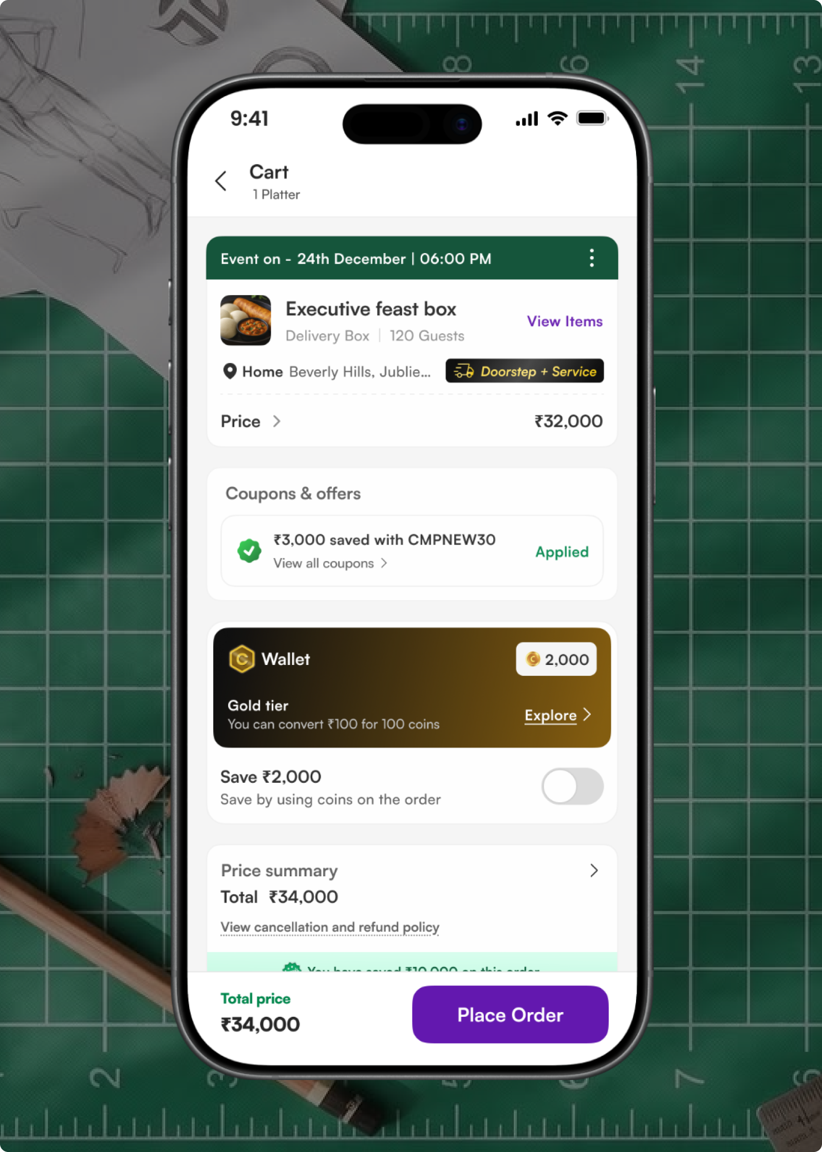 Craft My Plate cart interface