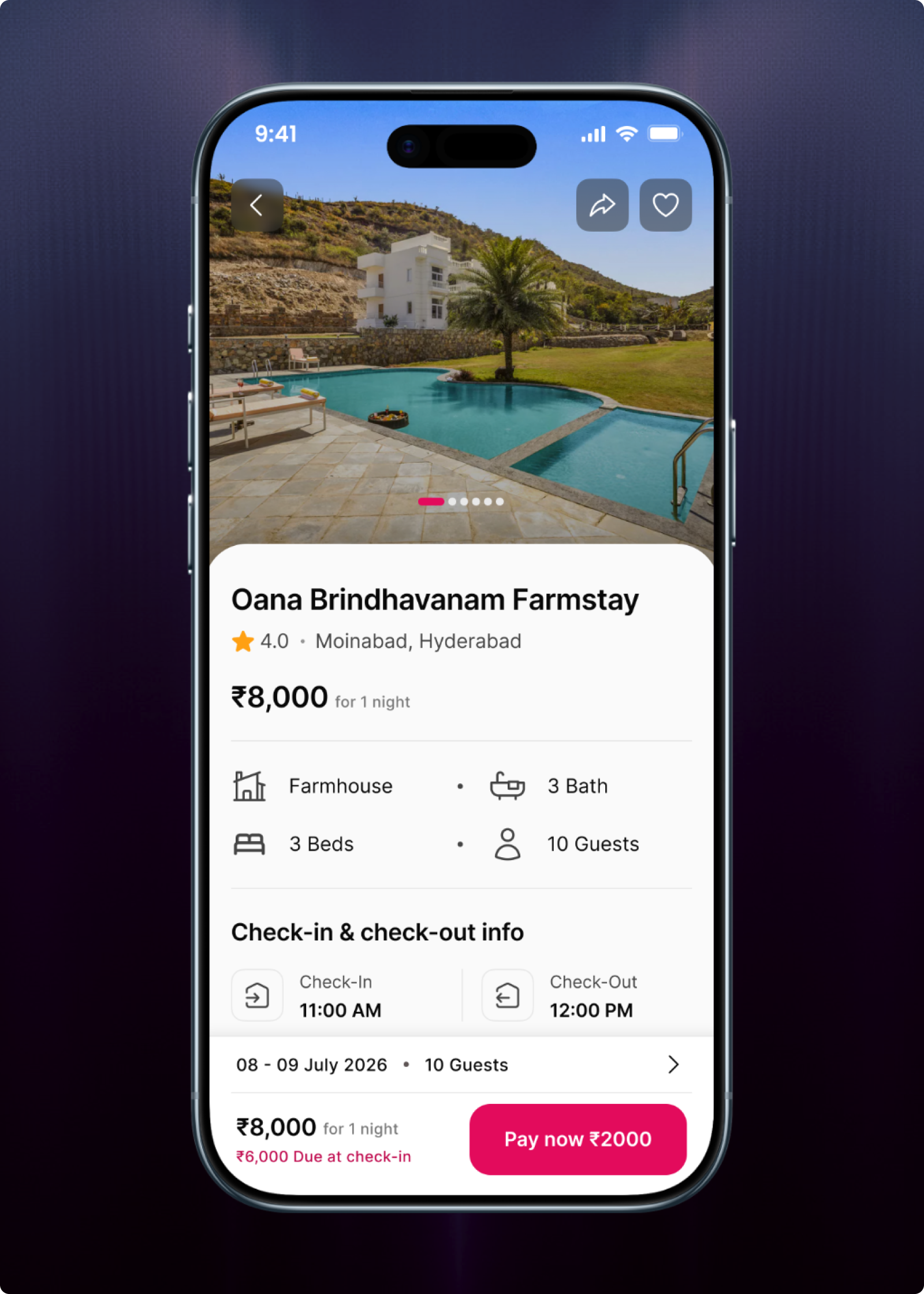 Stayezy property details interface